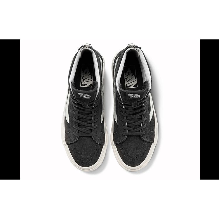 Vans Blends X  SK8 Zip LX Zipper High-Top Skate Shoes Unisex Skate Shoes Black White VN0A5KRCA5R
