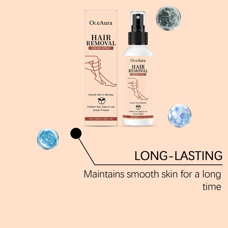 Moisturizing Body Hair Removal Spray Quick Effect On Legs Arms Underarms For Sensitive Or Delicate Skin Types