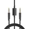 T35C Replacement Headset Cable, 2.0M Inline Mute Cable Cord for /A40 Gaming Headsets Headphone