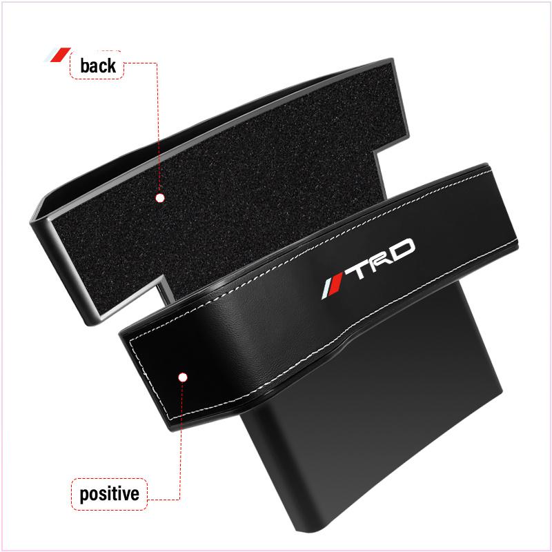 Car Seat Organizer Crevice Storage Box Gap Slit Car Accessories for Toyota Trd GR Camry Highlander Corolla Yaris Chr Auris RAV4