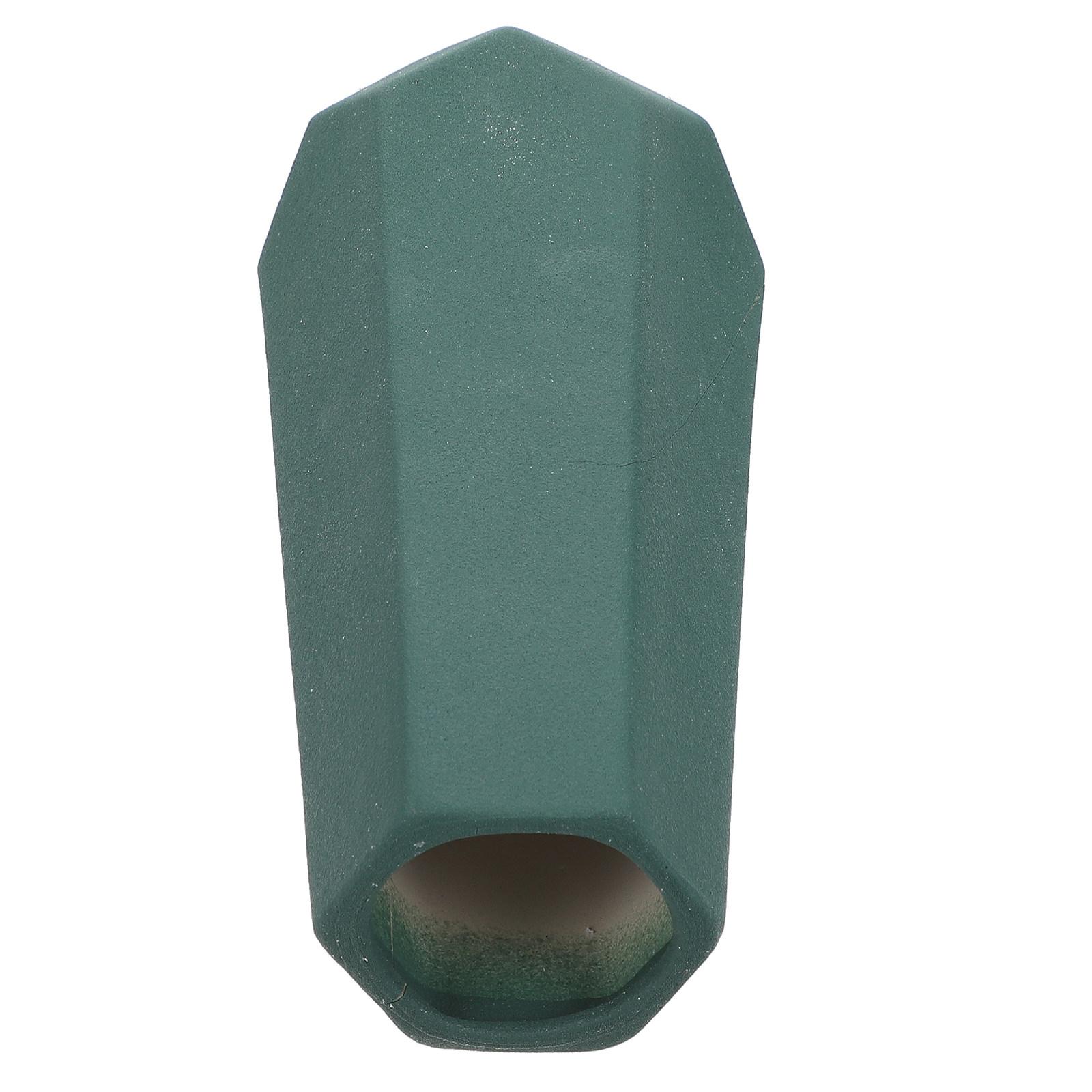 

1Pcs Ceramic Flower Vase Rhombic Shape Simple Design Desktop Decorative Vase Adornment for Indoor Outdoor Use Creative Flower зелений
