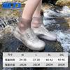 Rain Shoe Cover Adult Men and Women Transparent Waterproof and Rainproof Shoe Cover Non-slip Thickened Waterproof Glue Shoe Cover