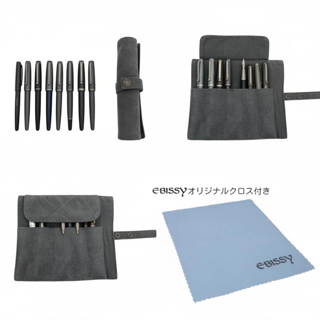 EBISSY Leinwand-Roll-Etui Groß Platz für Füller und Kunst Geeignet für und und Praktische Aufbewahrungstasche, Kapazität, Stifte, Bleistifte, Stifte, Zubehör,