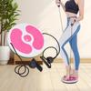 Twist Exercise Board Ergonomic Abdominal Workout Device for Thighs Arms Hips Pink
