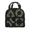 Battlefield 6 Funny Games Merch Insulated Lunch Bag For School Food Storage Bag Portable Thermal Cooler Lunch Box