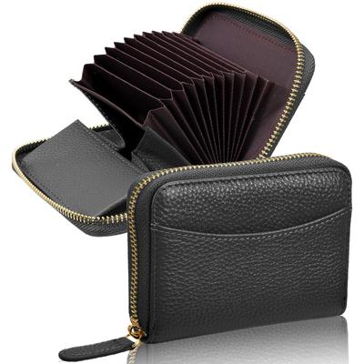 Overcome the Weaknesses of Mini Mini Wallet That Fold Genuine Leather for Women and 8 Colors Accordion Small Coin Card Auspicious Day for Gifts with