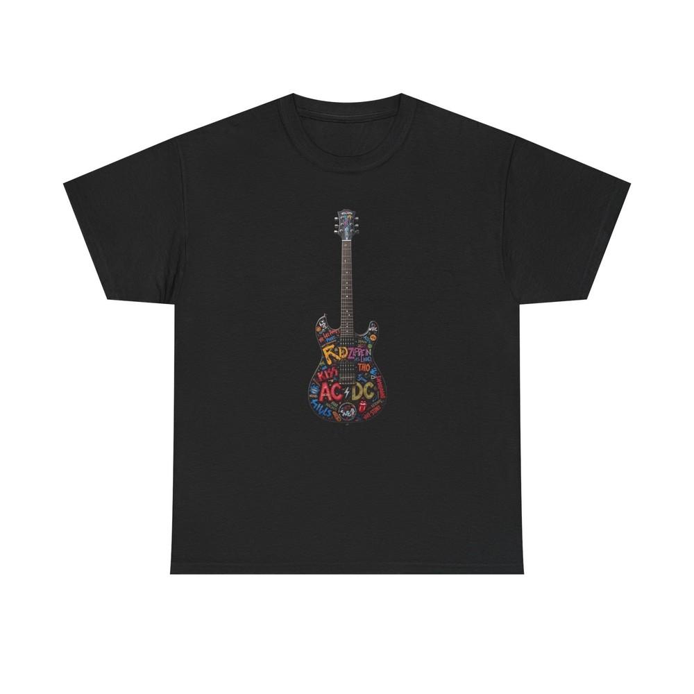 Legends Of Rock Guitar Rock Vintage Graphic T-Shirt Unisex Heavy Cotton Tee NEW Unisex T-Shirt XXXXL