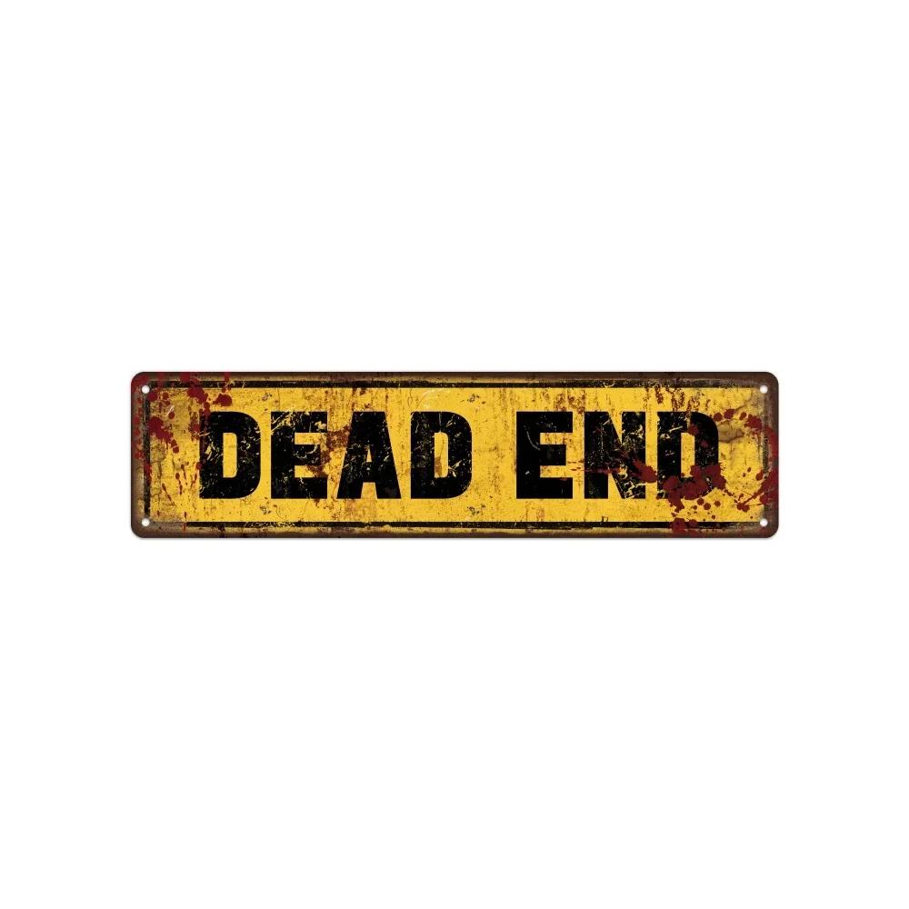 Vintage Horror Movie Road Metal Sign Perfect Wall Art for Home, Restaurant, Bar, Cafe, Garage Water-Proof And Dust-Proof