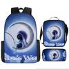 Dandy'S World Student School Bag Dandy'S World Cartoon Cute Backpack Three-Piece Set Satchel Bag Pencil Case