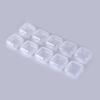 10pcs/20pcs Pill Earplugs Clear Mini Pill Storage Container Weekly Tablet Pill Medicine Box Plastic Case Organizer New