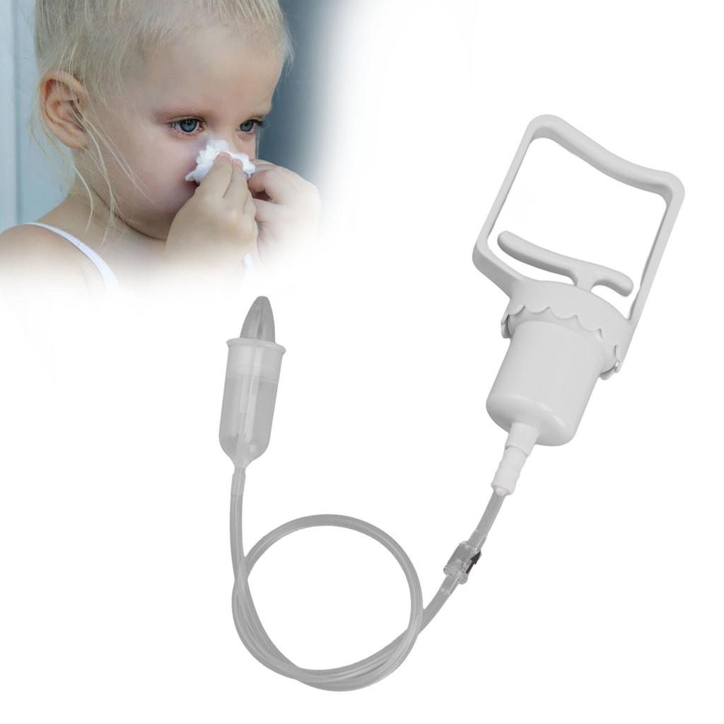 Baby Nose Aspirator Hand Puller Nose Sucker Manual Soft Silicone Negative Pressure Nosal Cleaning for Infant Newborn