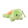 Watermelon Grape Turtle Plush Keychain PP Cotton Green Doll Key Ring  Birthday Gift