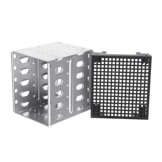 Slots Driver Tray Caddy HDD 3.5inch SATA SAS Cage Rack Hard with Fan Space