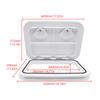240X360MM Boat Accessories ABS Deck Access Hatch Cover For Marine Boat yacht RV Watertight Anti-UV Non-Skid Inspection
