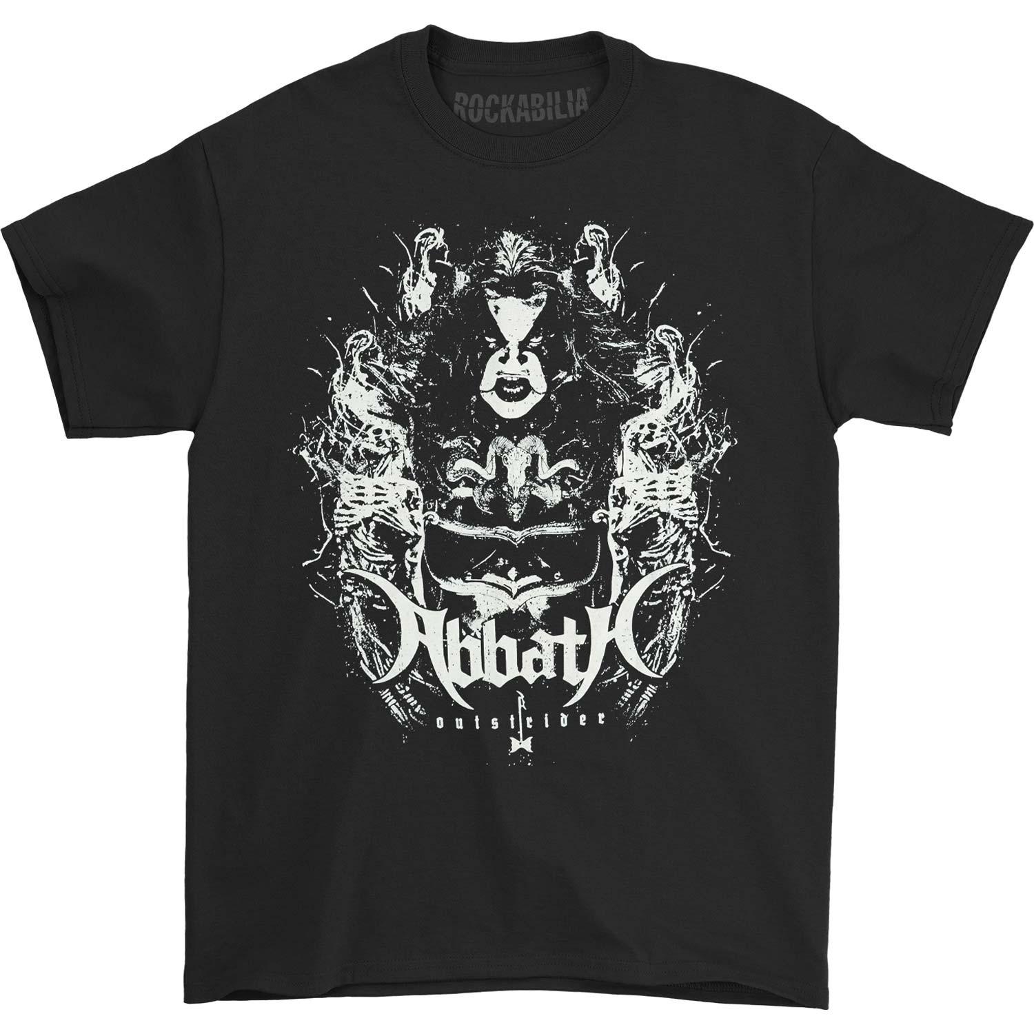 Мужская футболка Abbath Ghost Skeletons Маленькая Черная XL
