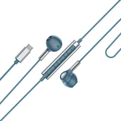 Type C Wired Earphones with Mic and Compatible with and iOS Compatible with Android iPhone iPad Pro and Laza-Vally Remote, Windows, Android, Devices.