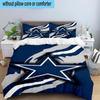 Dallas Cowboys  3PCS Bedding Set 2D Printing (Includes 1 Duvet Cover + 2 Pillowcases Coreless), Bedroom decor,Fan gift