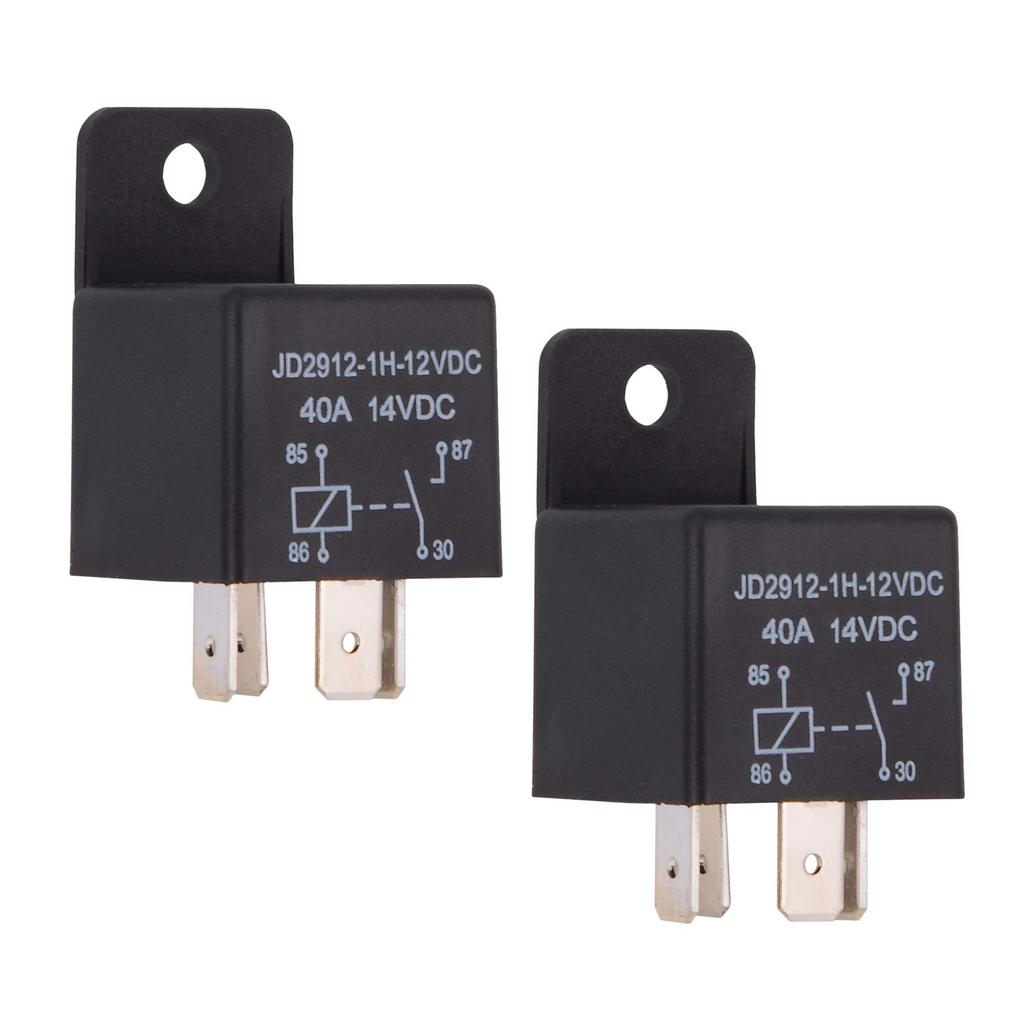 Ehdis Car Relay 4 Pin 40A SPST Model No .: JD2912-1H-12VDC 40A 14VDC,