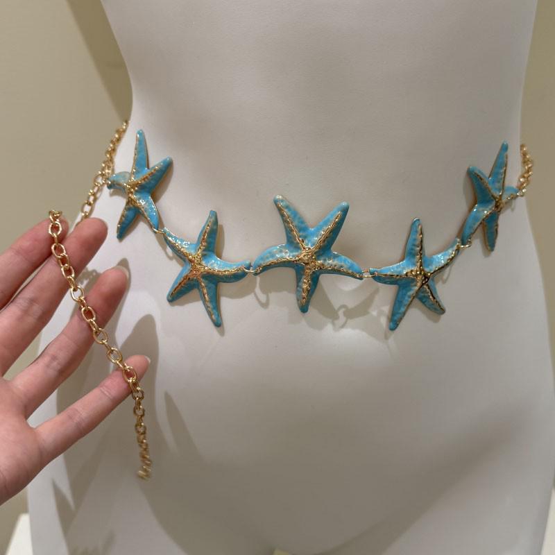 Pearl Seashell Tassel Waist Chain - Women's Beach Vacation Belt Accessory