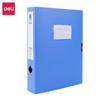 Deli A4 Plastic File Folder Box, 12-Pack