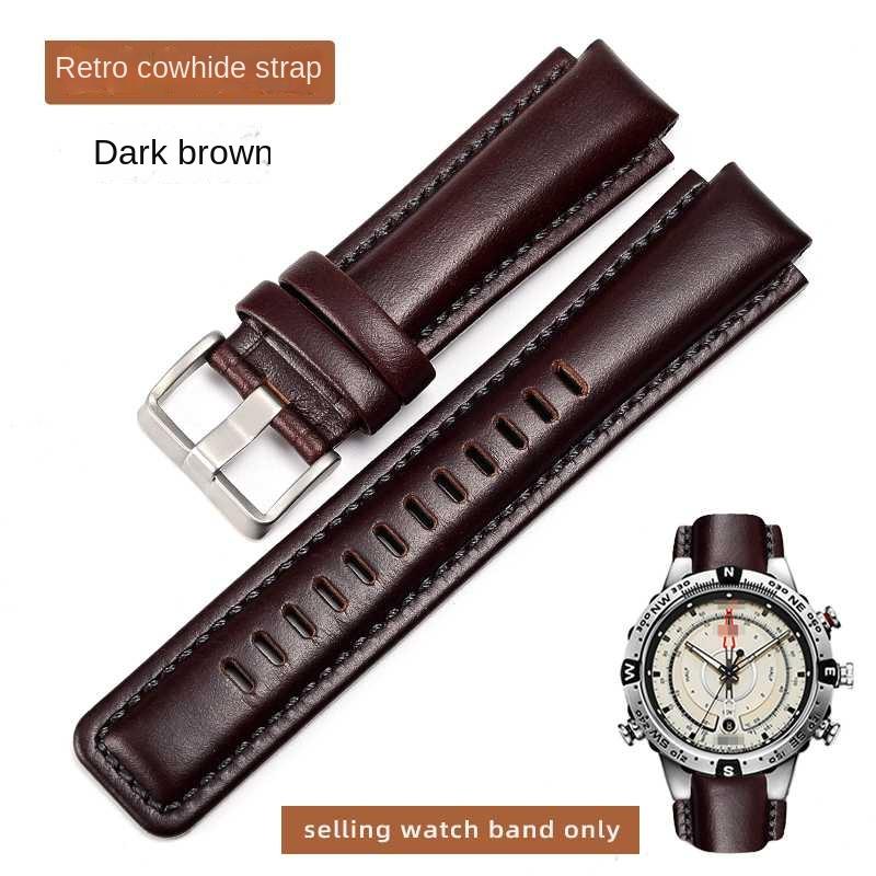 Für TIMEX Armband Herren Gezeiten Kompass Armband T2N721 T2N720 W2R55500 TW2T76500 Leder Uhrenband Silikon Gummi Armband 24*16mm