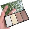 Mandooni Authentic Matte Blush Palette: Four-Color Combination in Pink & Apricot for Studio Makeup Artists