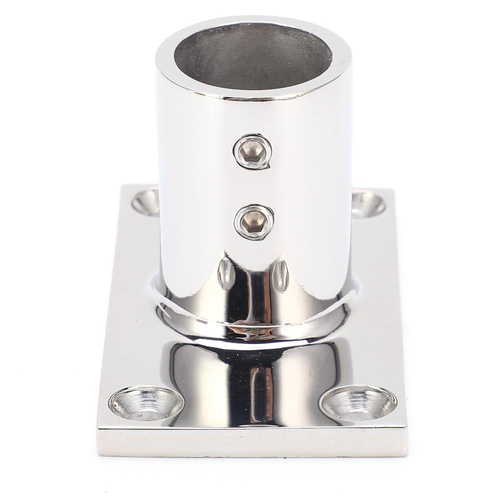 90 Degree Stanchion Base Marine Grade Tube Base Durable Handrail Fitting  Yacht