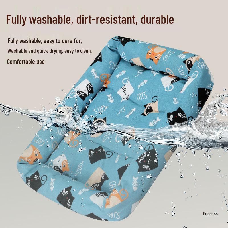 All-Season Pet Bed: Versatile Mat for Small to Large Dogs and Cats