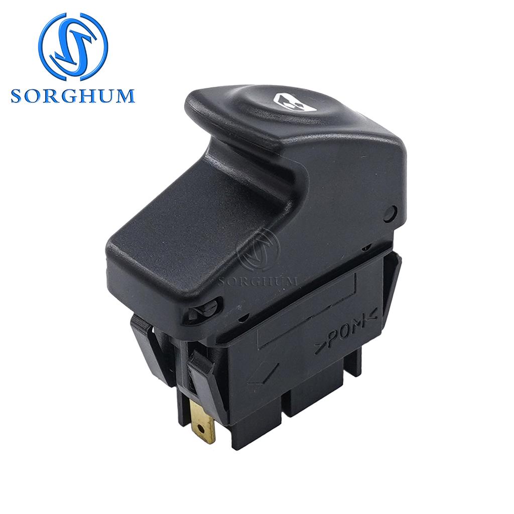 7700838101 Car 6 Pins Electric Window Control Switch Single Button For Renault Clio II Megane Kangoo Megane Scenic 7700429998
