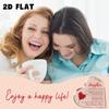 2D Flat "love Always" Heart Transparent Acrylic Desktop Decoration Plaque, Home Decor Plaque Hanging Wall Art Decorative Garden Decoration for Room Do