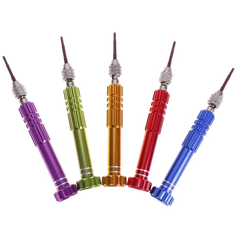 Multifunction Mini Blade Screwdriver With Replacemet Head Anti Slip Repair Tools