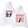 Green Day Kapely The Saviors Tour Potisk Mikina s kapucí Pánská Dámská Móda Punk Rock Mikina s kapucí Vysoce kvalitní Fleecové Pulovry