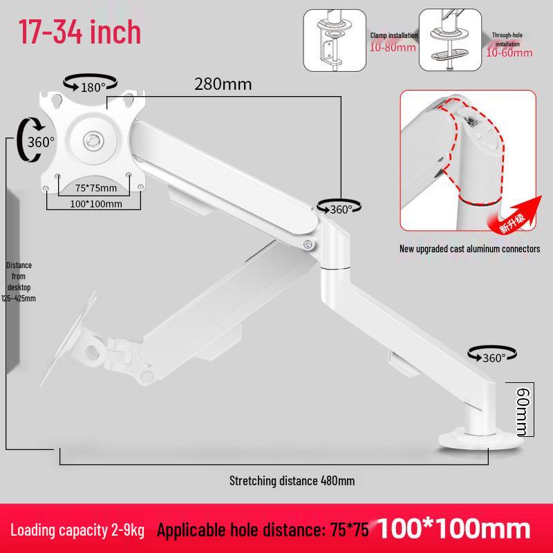 AOC Xiaomi Monitor Stand: Rotating Arm with Cantilever Lifting Base & Telescopic Mechanical Arm