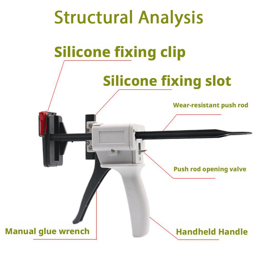 100ml 45g Silicone Glue Gun for Auto Repair Engine 704 Sealed Toothpaste Manual Extrusion Aluminum Tube Glue Applicator