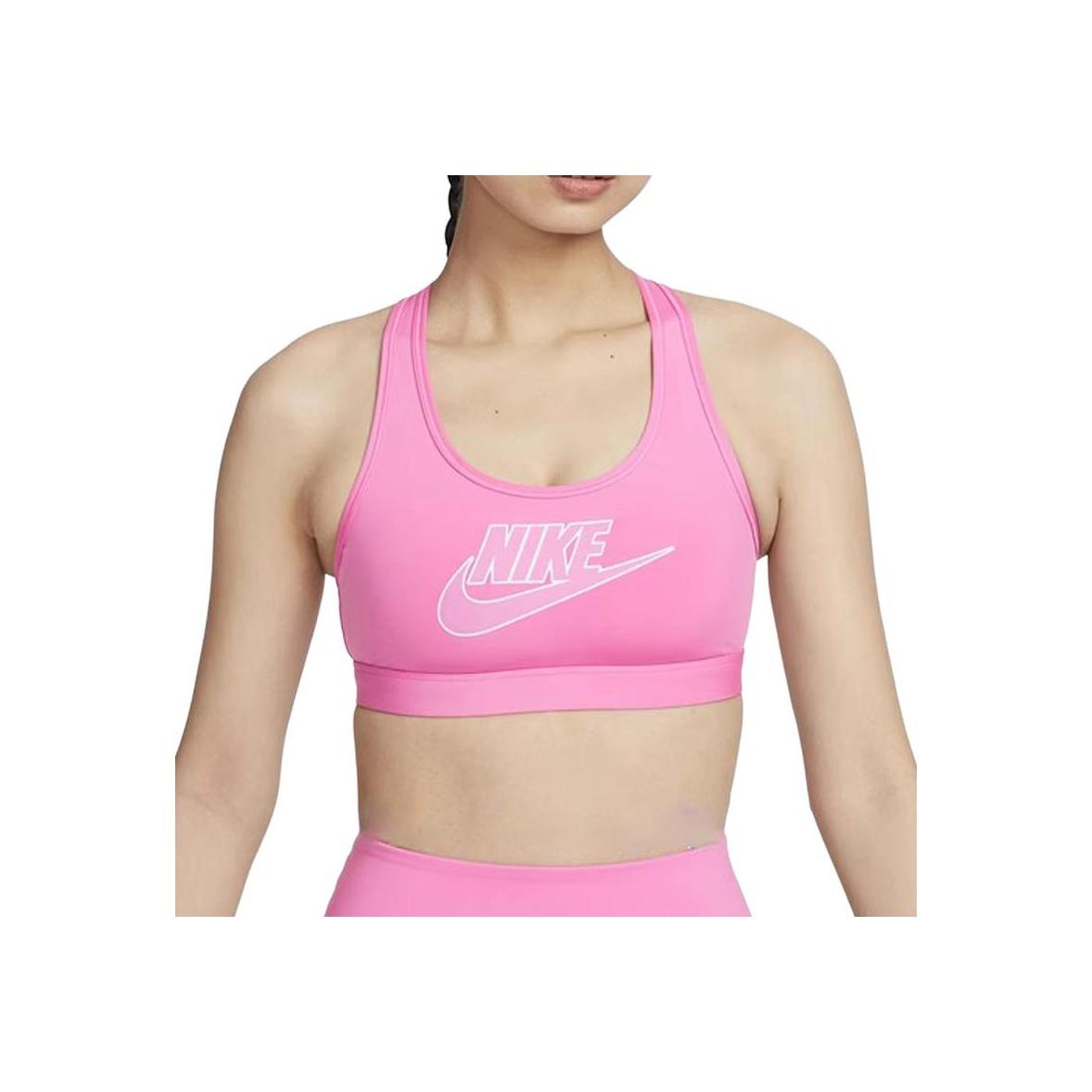 

Nike Логотип с буквенным принтом, удобное спортивное нижнее белье, женское нижнее белье, розовое FB4081-675 M