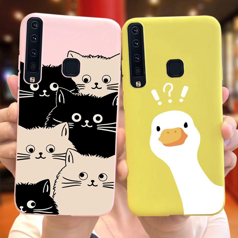 Hülle Für Samsung Galaxy A9 (2018) Niedliche Cartoon-Bonbonfarbene Weiche Silikon-Handyhüllen Für Samsung A9 2018 SM-A920F A9200 Bumper