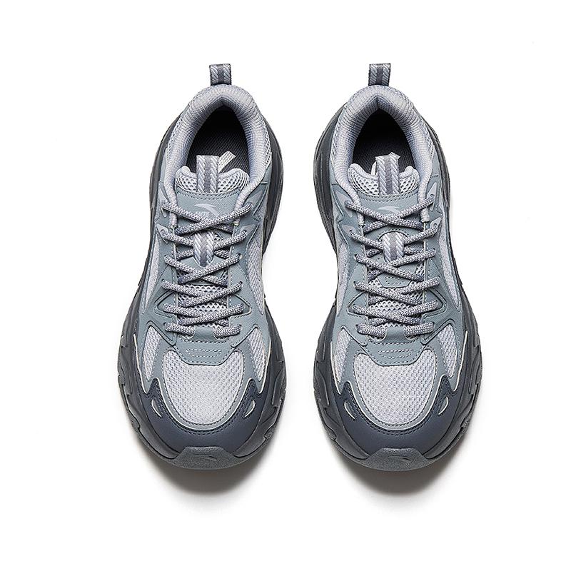 Anta Panshi Fashion Trend Retro Non-Slip Wear-Resistant Comfortable Versatile Dad Shoes Men Sneakers Gray 112548856-2
