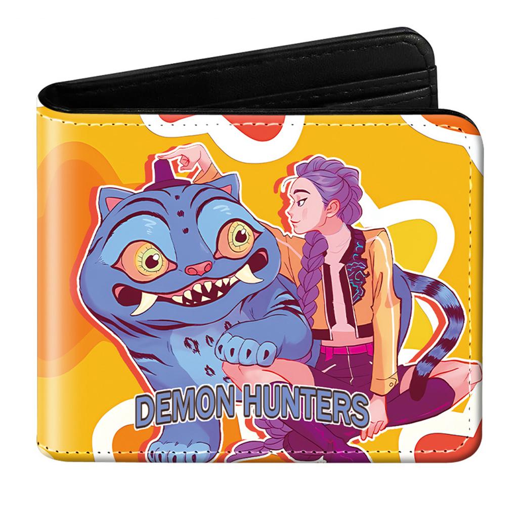 PU Leather Bifold Short Wallet, Animation Movie Peripheral Wallet, Fashionable And Exquisite Small Wallet