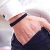 Minimalist String Bracelet For Men Grade A 4mm Rope Outdoor Rescue Survival Braclet Handmade Leisure Accessories Pulseria Homme