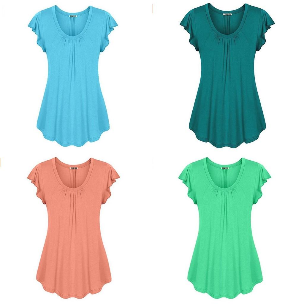 Casual Womens Summer Dress With Pleated Skirt And Ruffle Sleeves For Spring Fashion
