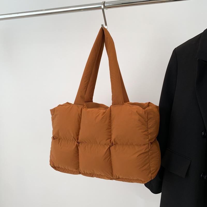 Unterarmtasche Damentasche neue Schultertasche Daunenbaumwolltasche große Kapazität Mode tragbare Tragetasche