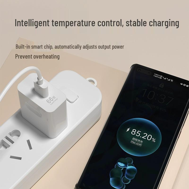 120W Super Fast Charger and 66W Flash Charging Cable Compatible with Huawei and Honor Phones.