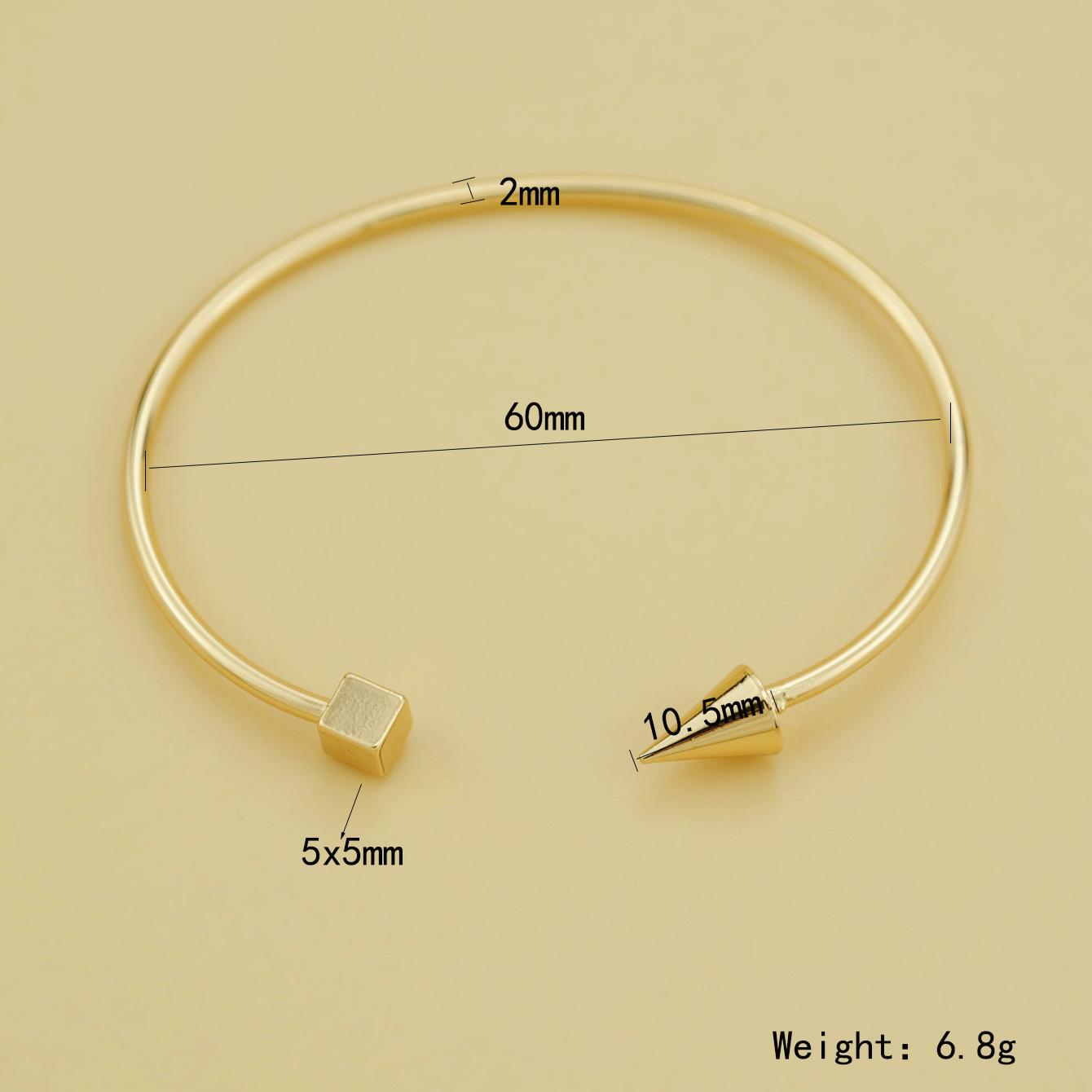 European Hot Selling Pure Copper Adjustable Arrow Ball Bracelet for Women