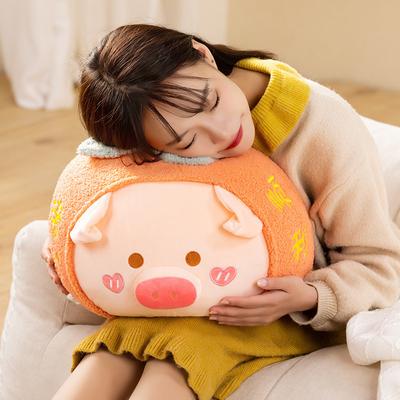 Pig Doll Plush Toy Pig Persimmon Smooth Pillow New Year's Gift Funny Doll Birthday Gift