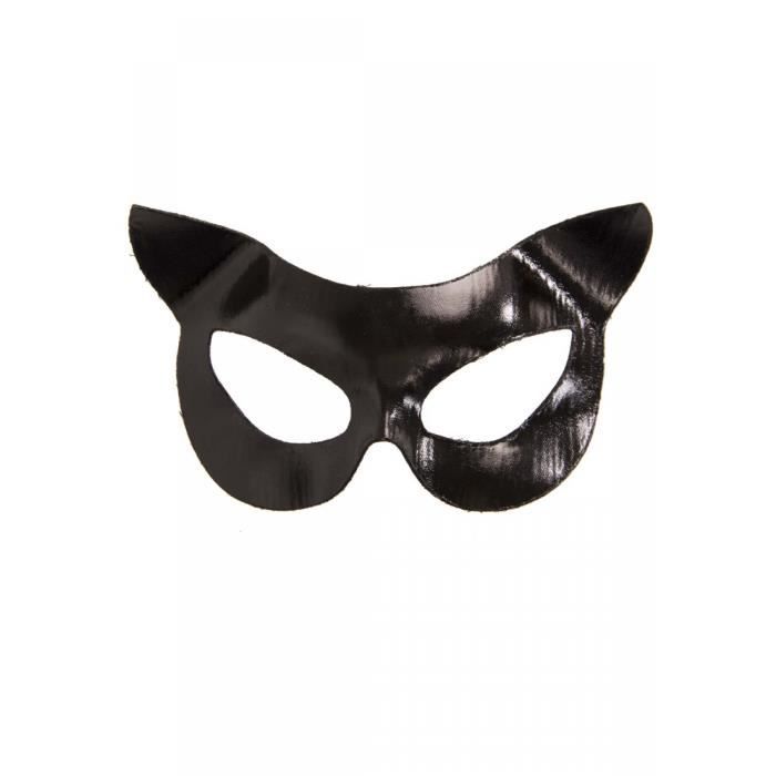 Masque vinyle cat noir