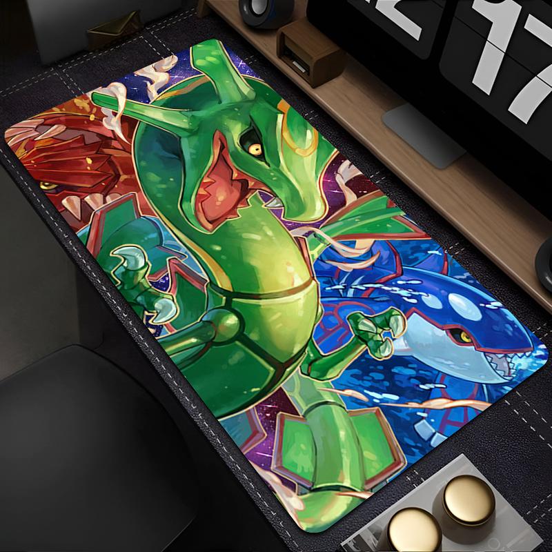 Mouse Pad Pokemon Gyarados xcm Large Rubber Computer Gaming Accessories Mousepad Extended Desk Mat Locking Edge Gamer Carpet 800x300x2mm
