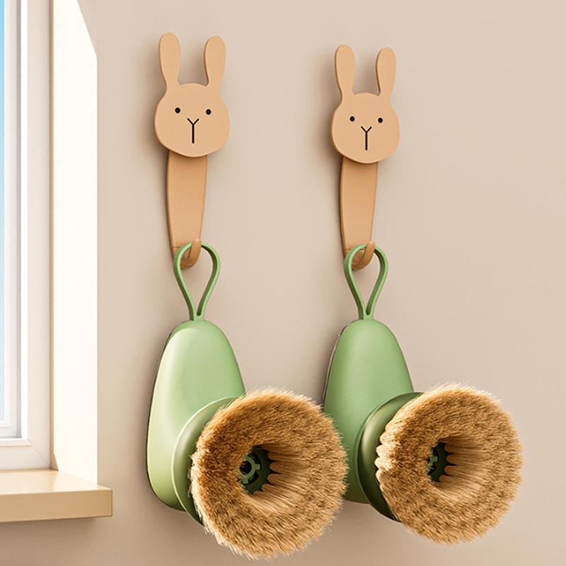 Spülschwammbürste mit Seifenspender Nachfüllbarer Topf Spülbürste Effizientes Reinigungswerkzeug für Heimküche