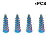 4/5Pcs Tire Valve Stem Caps Anodized Aluminum Wheel Valve Covers Accessories Universal Cars SUVs Bikes Trucks And Motorcycles‘ Stem Caps1