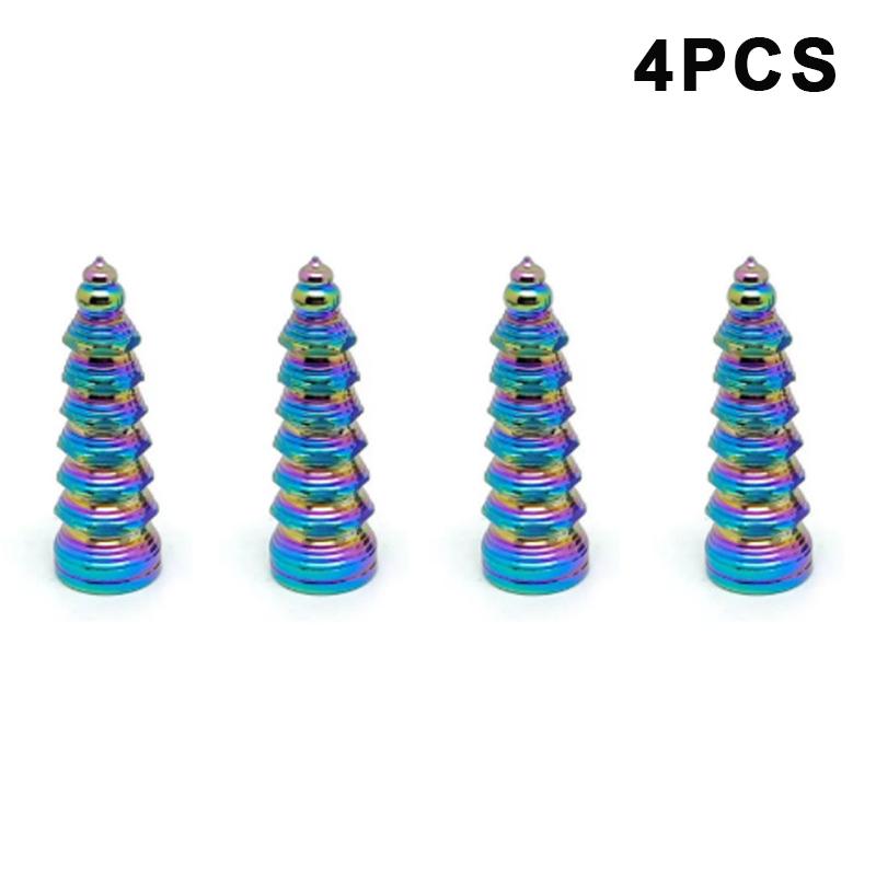 4/5Pcs Tire Valve Stem Caps Anodized Aluminum Wheel Valve Covers Accessories Universal Cars SUVs Bikes Trucks And Motorcycles‘ Stem Caps1