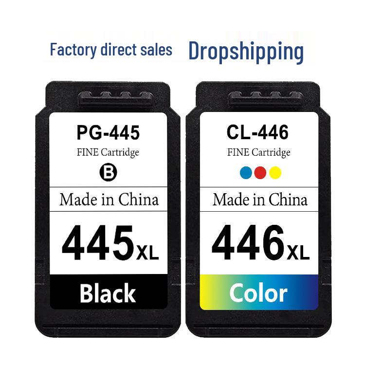 Compatible Ink Cartridges for Canon PG-445 CL-446: Models MG2410, 2440, 2540, 2940, IP2810, MX494